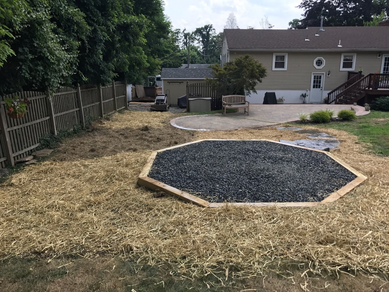 gravel pad