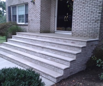 brick stairs