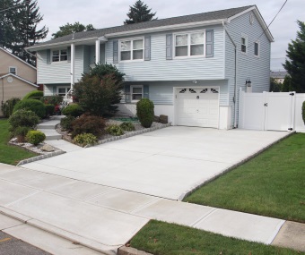 concrete driveway